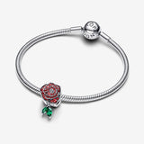 Charm Rosa Scintillante Rossa