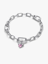 Charm Mini Pendente Winged Heart Rosa Pandora ME