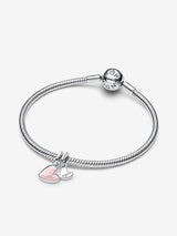 Charm Pendente Unione di Cuori Mamma e Figlia divisibile