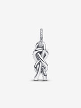 Charm Pendente Nodo Infinito e Pavè