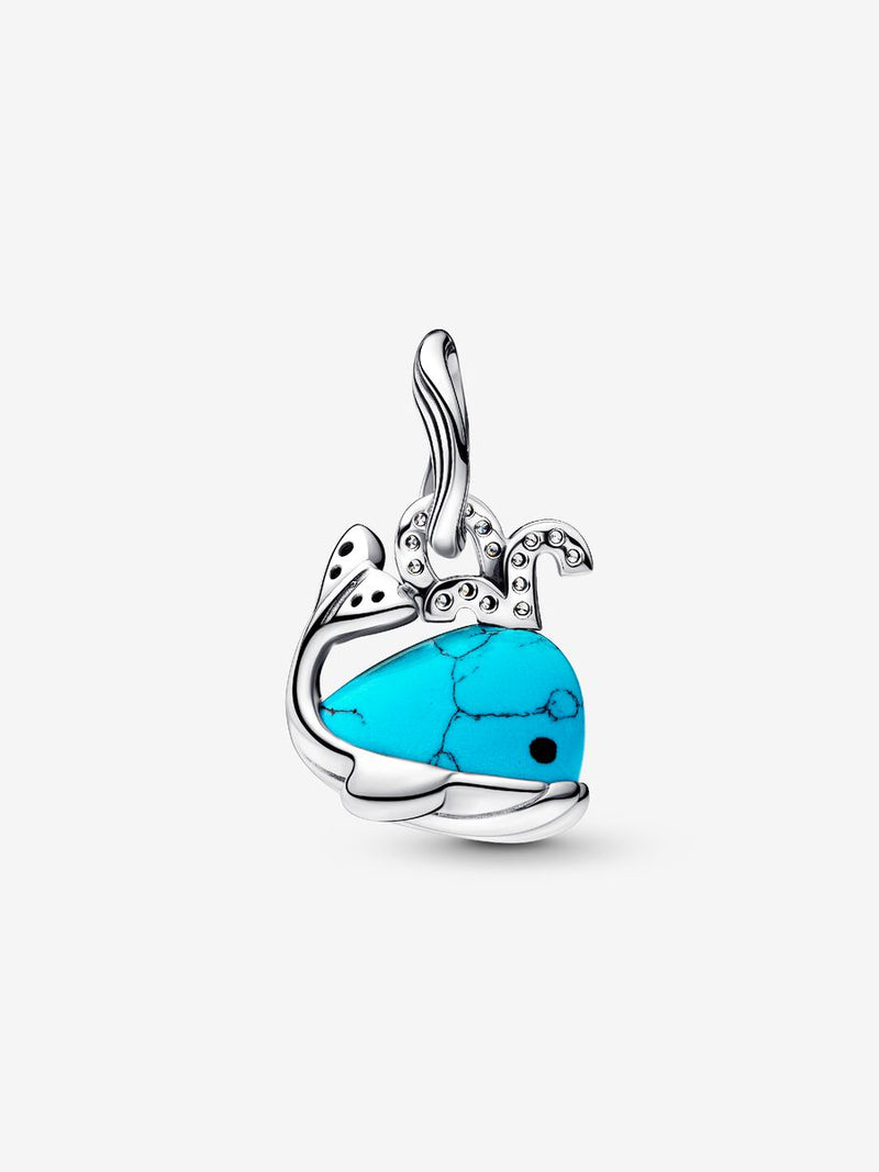 Charm Pendente Balena Turchese