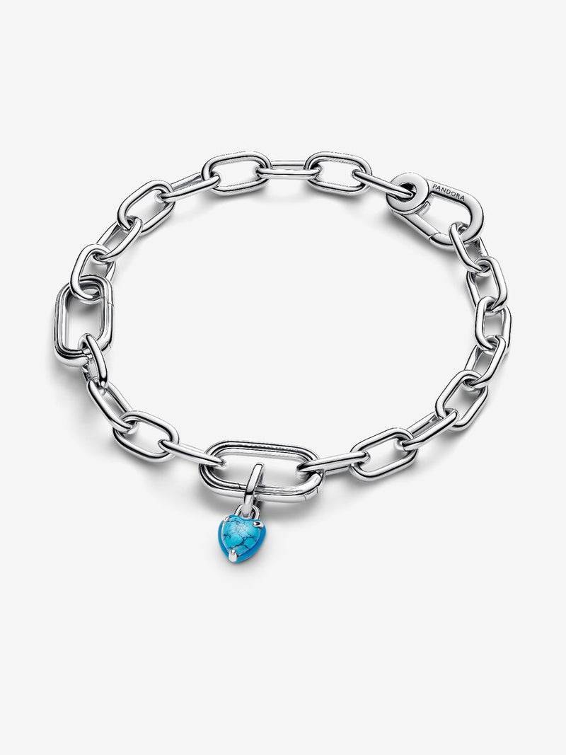 Charm Mini Pendente Turqoise Chakra Heart Pandora ME