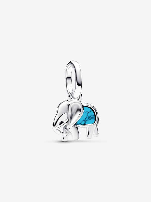 Charm Mini Pendente Elefante Turchese Pandora ME