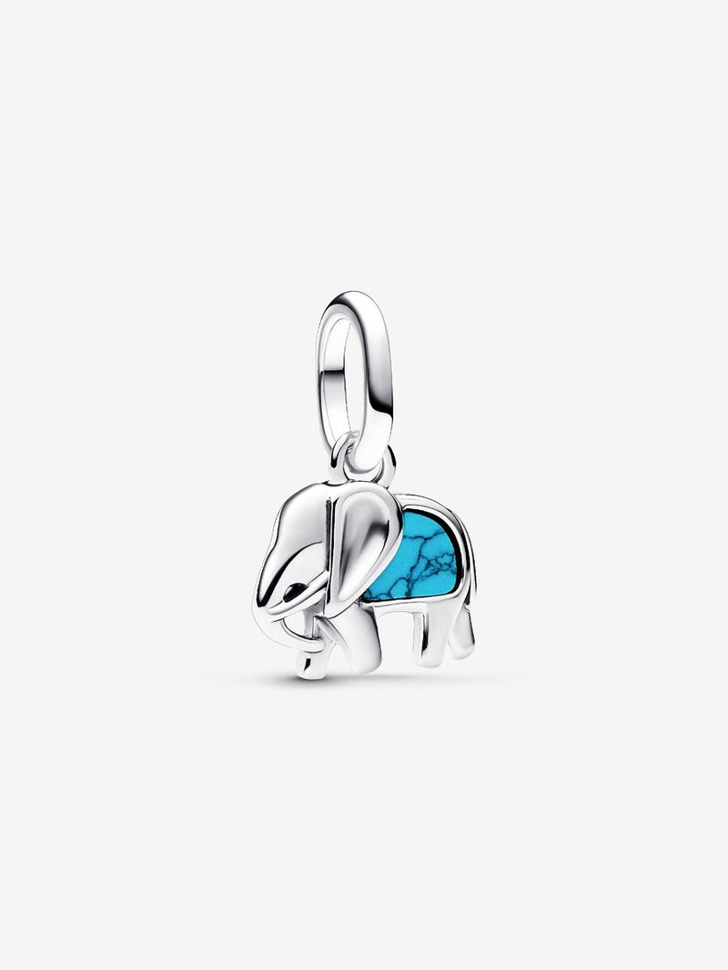 Charm Mini Pendente Elefante Turchese Pandora ME