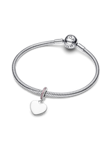 Charm Cuore Pendente da incidere