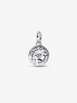 Charm Medallion Serpente "Memento Vivere"