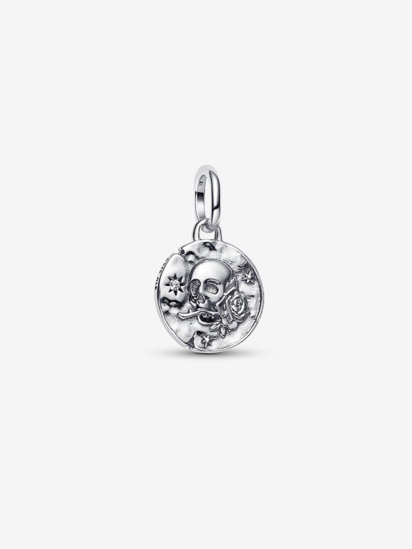 Charm Medallion Teschio "Carpe Diem"