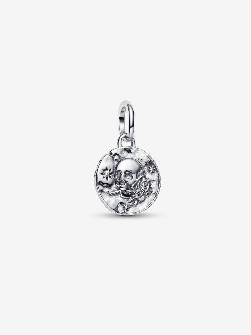 Charm Medallion Teschio "Carpe Diem"