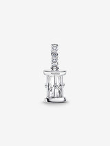 Charm Pendente Clessidra "Time is Precious" Argento Sterling 925