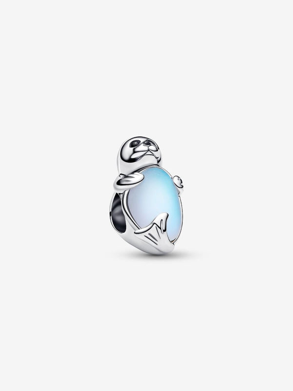 Charm Cucciolo di Foca "Hold Me Close" Argento Sterling 925