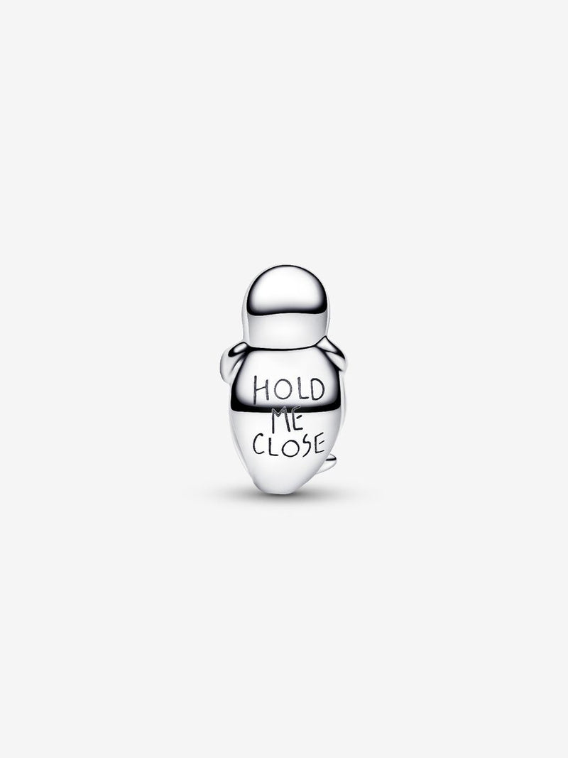 Charm Cucciolo di Foca "Hold Me Close" Argento Sterling 925