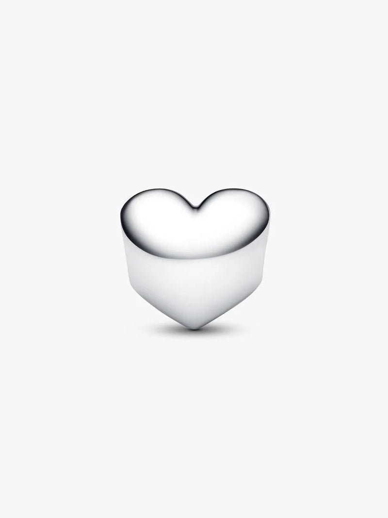 Charm Cuore con Pietra Azzurra Marzo da incidere