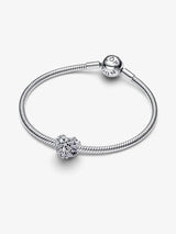 Charm Cuore Raggi Luminosi Argento Sterling 925