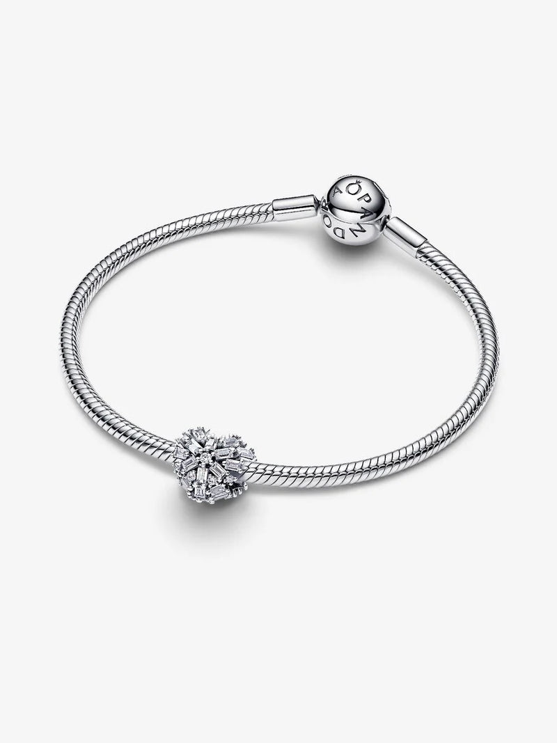 Charm Cuore Raggi Luminosi Argento Sterling 925