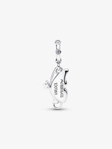 Charm Pendente Farfalla e Chiave "Unlock Tomorrow" Argento Sterling 925