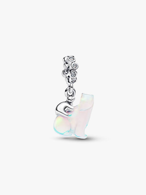 Charm Pendente Orso Polare Mamma e Cucciolo Argento Sterling 925