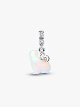 Charm Pendente Orso Polare Mamma e Cucciolo Argento Sterling 925