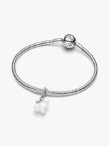 Charm Pendente Orso Polare Mamma e Cucciolo Argento Sterling 925