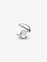 Charm Luna Crescente "The Sky is the Limit" Argento Sterling 925