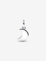 Charm Pendente Doppio Luna Crescente "I Would Give you the Moon" Argento Sterling 925