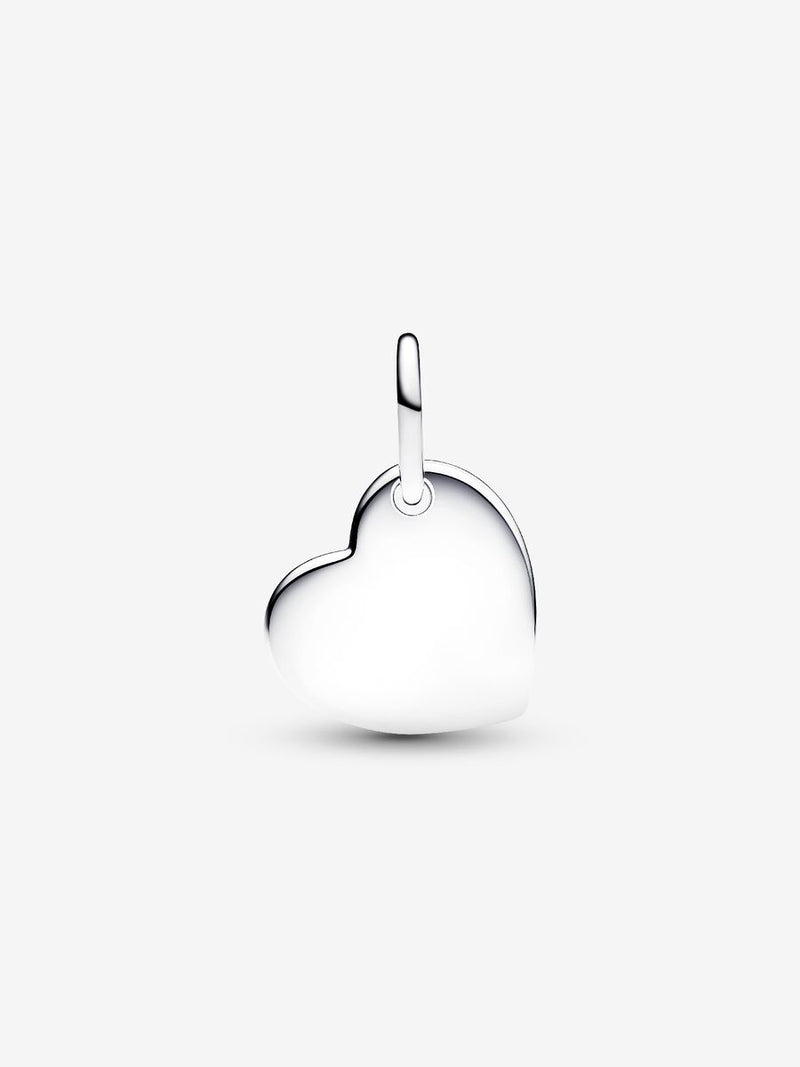 Charm Pendente Cuore con Pietra Miele Novembre Argento Sterling 925