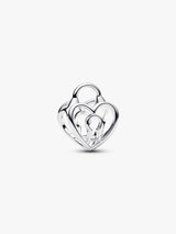 Charm Openwork Lucchetto Cuore