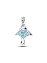 Charm Pendente Manta Vetro di Murano