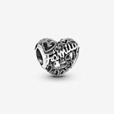 Charm Openwork Cuore della Famiglia