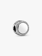 Charm Bottone Scintillante da incidere