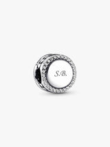 Charm Bottone Scintillante da incidere