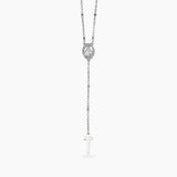 Necklace with Madonna and cross pendant STYLE 106