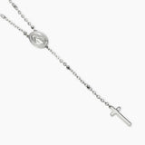 Necklace with Madonna and cross pendant STYLE 106