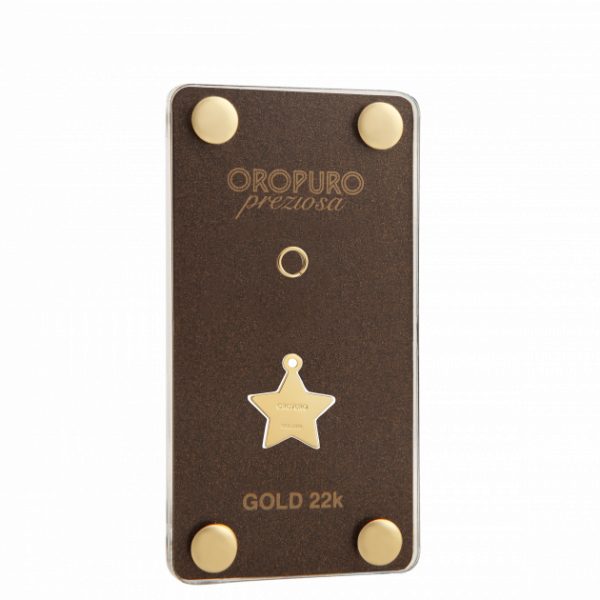 Ciondolo STELLA in oro 22k