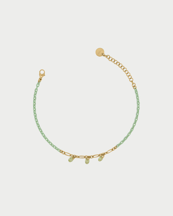 Bracciale VERNICIATO VERDE CHIARO