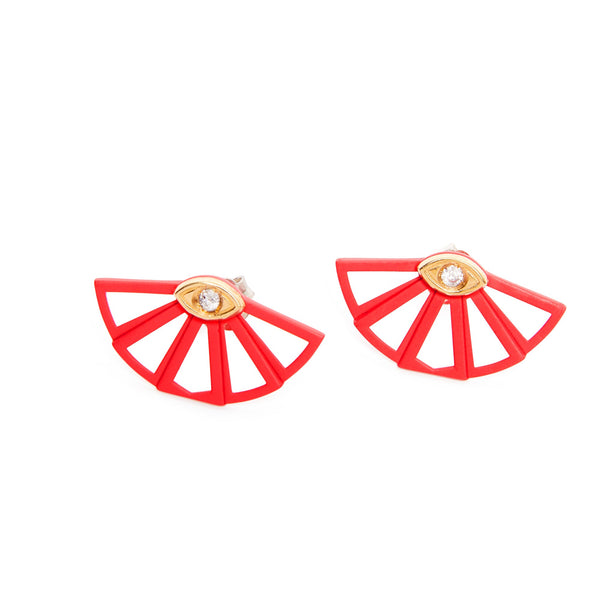 Orecchini "Ginevra Ruby" - Gioielleria Fondente