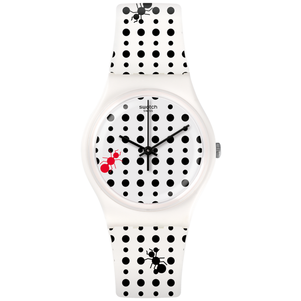 時計 SWATCH GW184 LAVORANDO Swatch Watch 1985 Dotted Standard Quartz Wristwatch Swiss