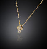 Collana Pendente Squared Cross Small - Gioielleria Fondente