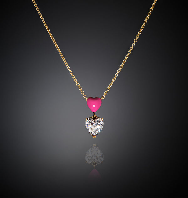 Collana Cuoricino Neon - Gioielleria Fondente