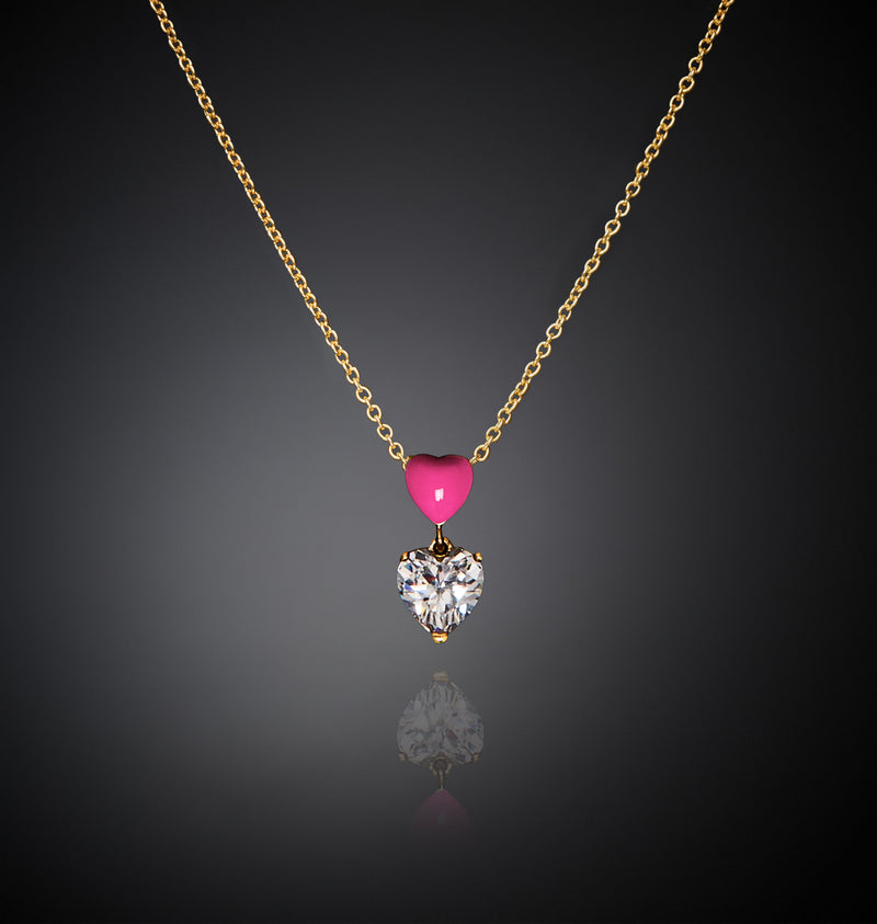 Collana Cuoricino Neon - Gioielleria Fondente