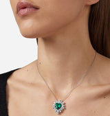 Collana Pendente Cuore Emerald - Gioielleria Fondente