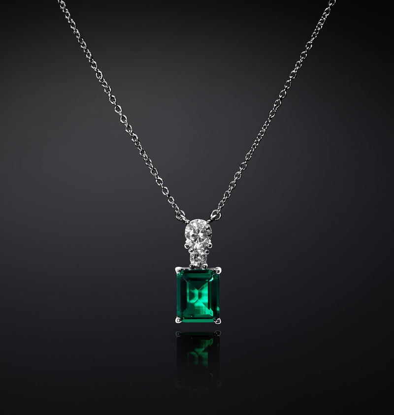 Collana pendente Emerald - Gioielleria Fondente