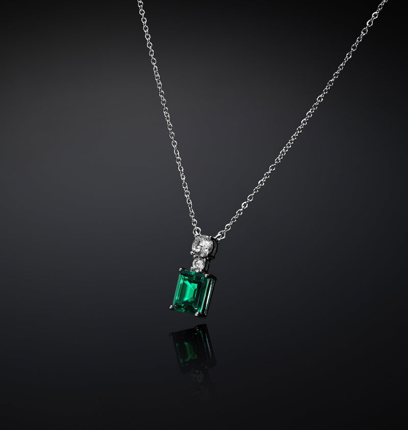 Collana pendente Emerald - Gioielleria Fondente