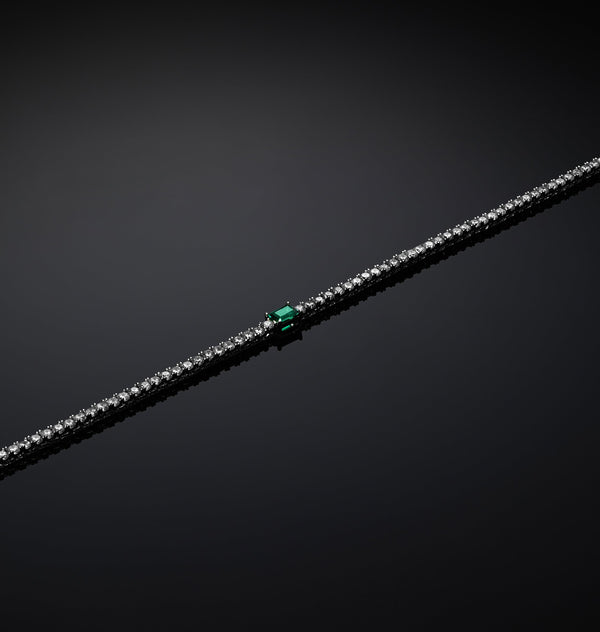 Girocollo tennis Emerald - Gioielleria Fondente