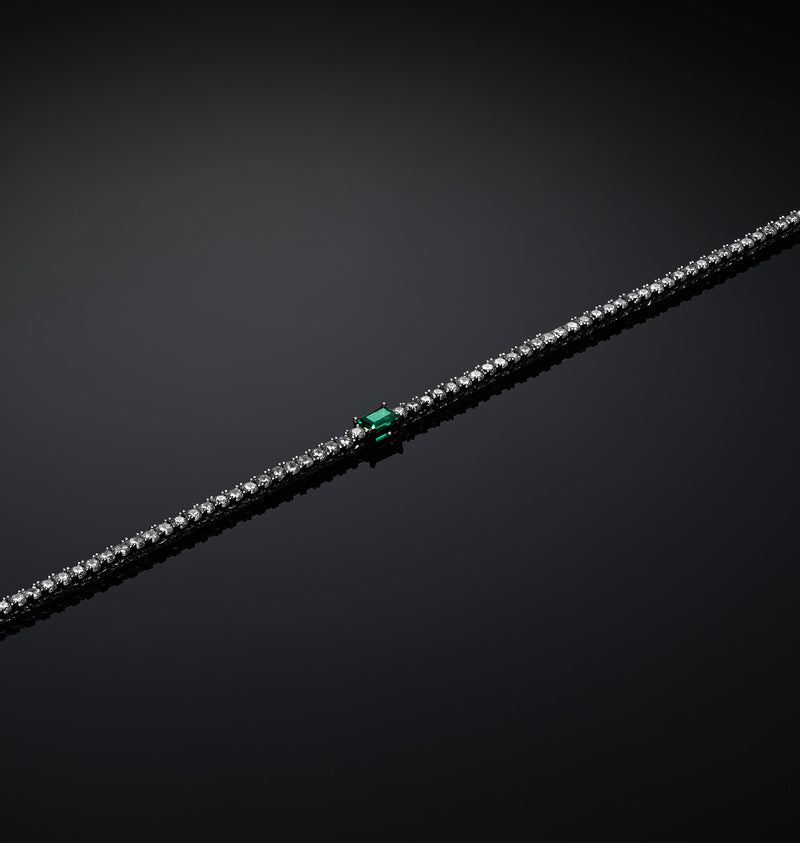 Girocollo tennis Emerald - Gioielleria Fondente