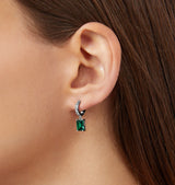 Orecchini con pendente Emerald - Gioielleria Fondente