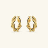 Orecchini Torchon Texture Corda