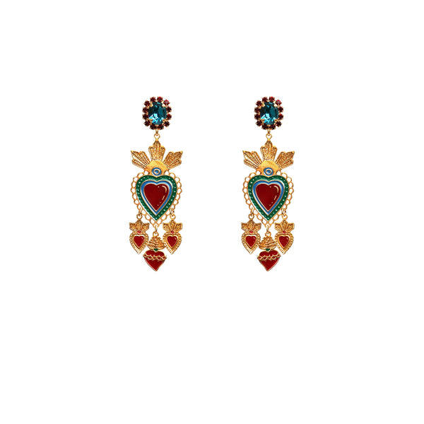 Orecchini Cuore Sacro Saint Luis