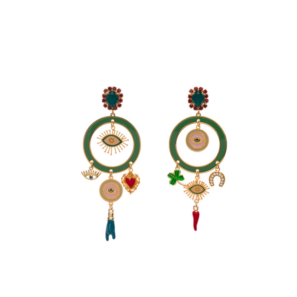 Orecchini Gitan Circle Eye