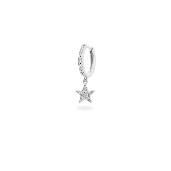 Hoop Pavè stella small Stardust Ten - Gioielleria Fondente
