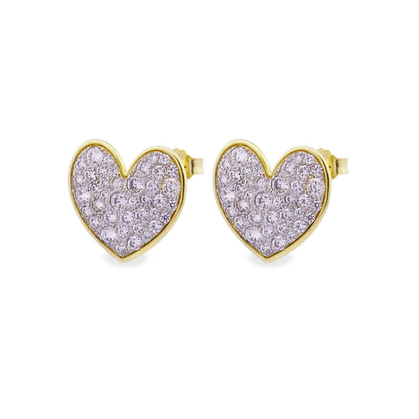 Orecchini Grandi Lobo Cuore Stardust Ten - Gioielleria Fondente